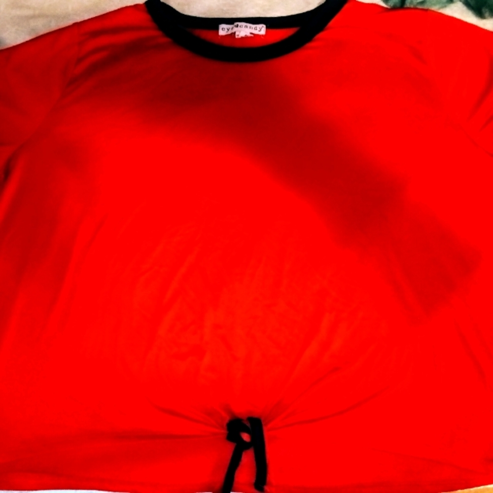 Red Tie-Up Top